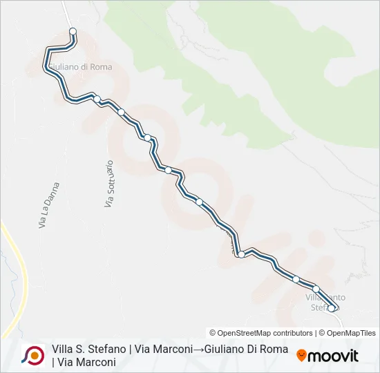 COTRAL Bus Line Map