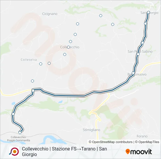 COTRAL Bus Line Map