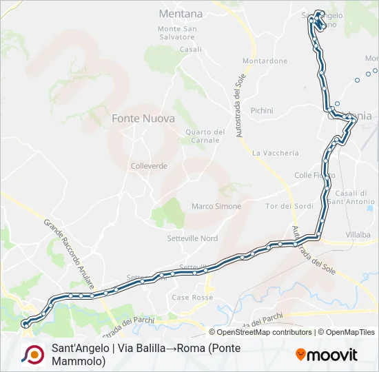 COTRAL Bus Line Map