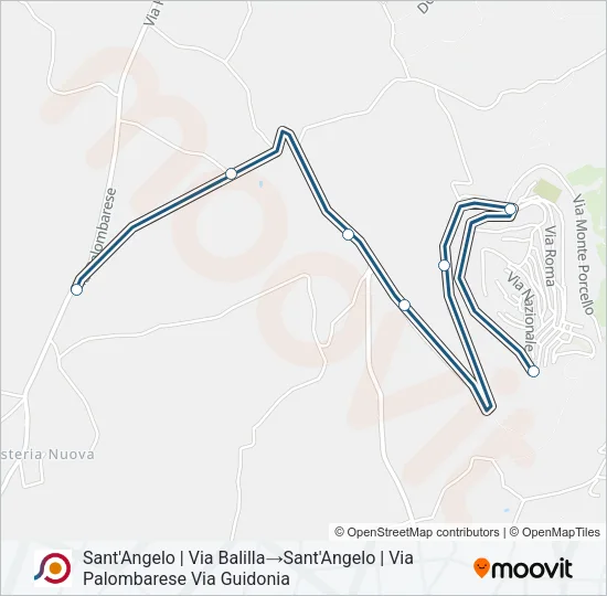 COTRAL Bus Line Map