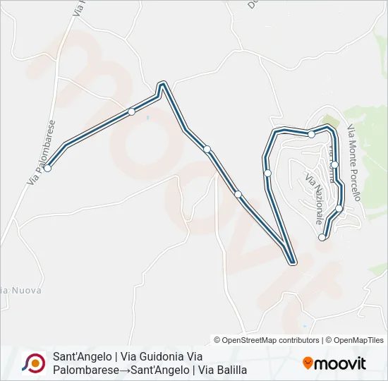 COTRAL Bus Line Map