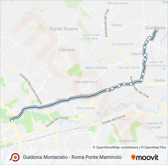 COTRAL Bus Line Map
