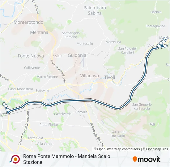 COTRAL Bus Line Map