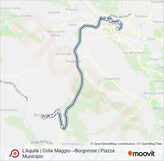 COTRAL Bus Line Map