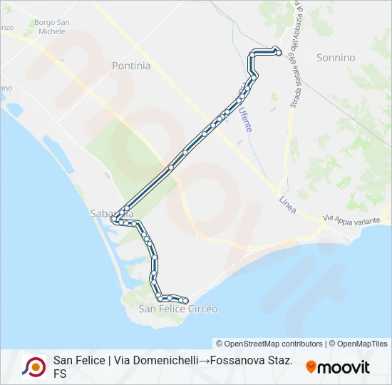 COTRAL Bus Line Map