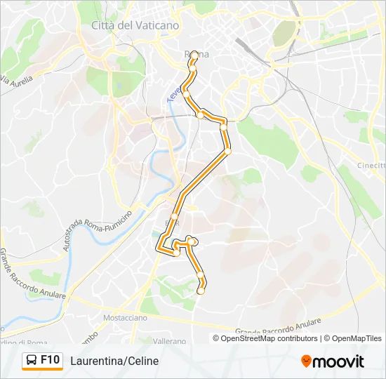 F10 Bus Line Map