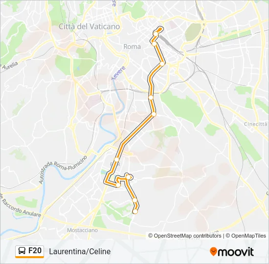 F20 Bus Line Map