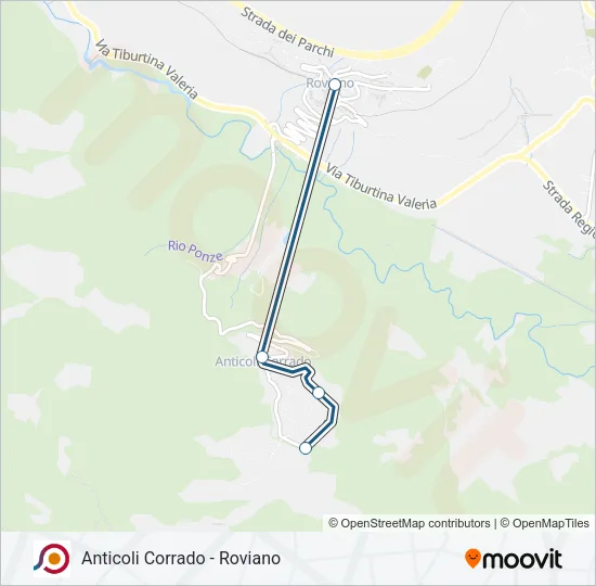 COTRAL Bus Line Map