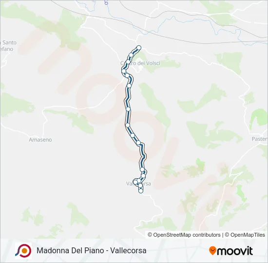 COTRAL Bus Line Map