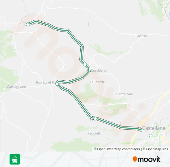 FC3 Train Line Map