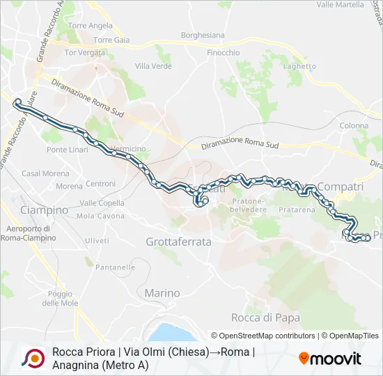 COTRAL Bus Line Map