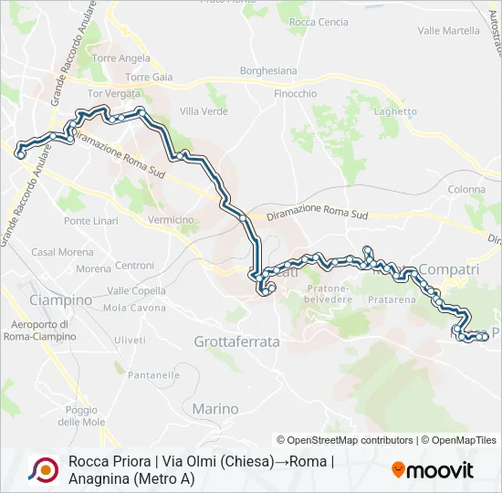 COTRAL Bus Line Map