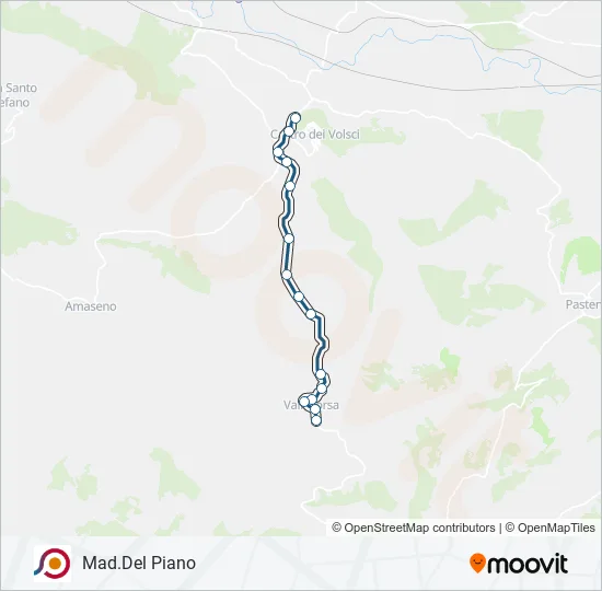 COTRAL Bus Line Map