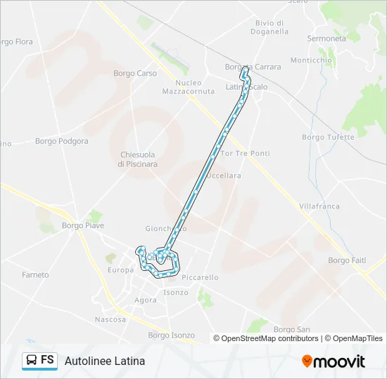 FS Bus Line Map