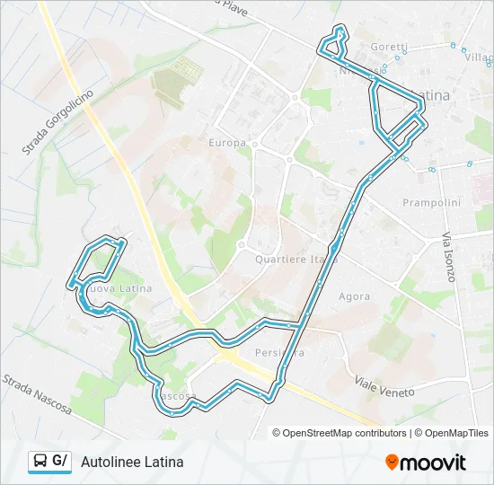 G/ Bus Line Map
