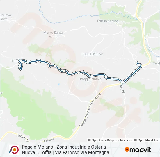 COTRAL Bus Line Map