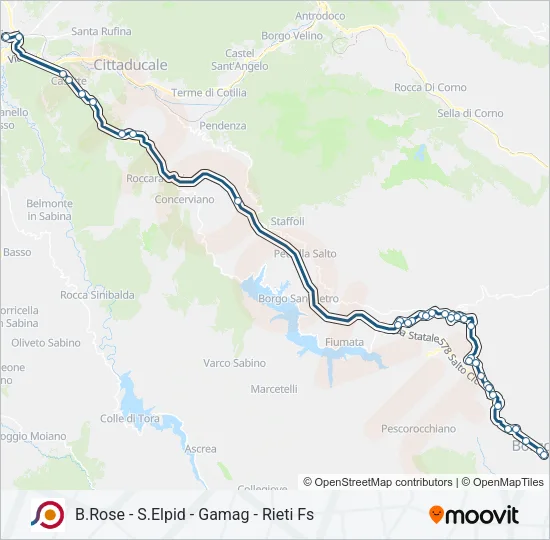 COTRAL Bus Line Map