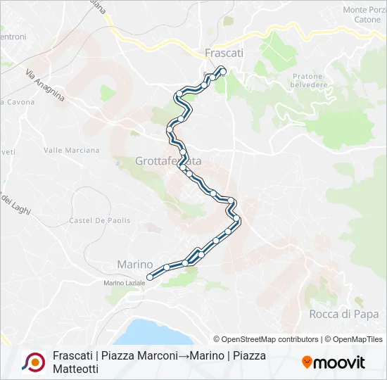 COTRAL Bus Line Map