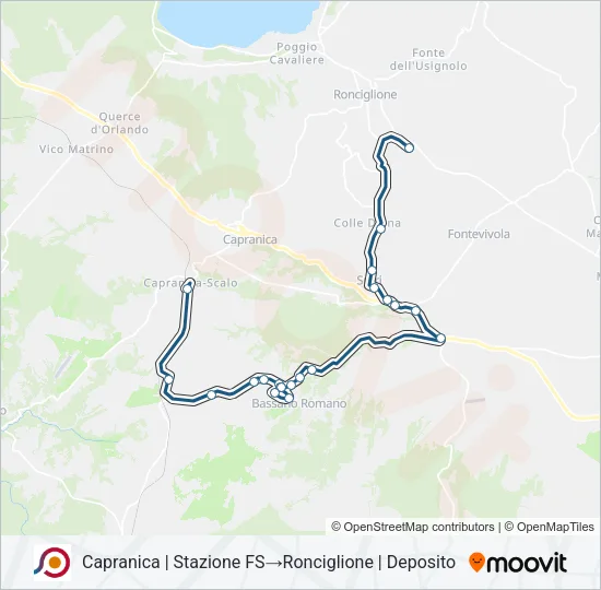 COTRAL Bus Line Map