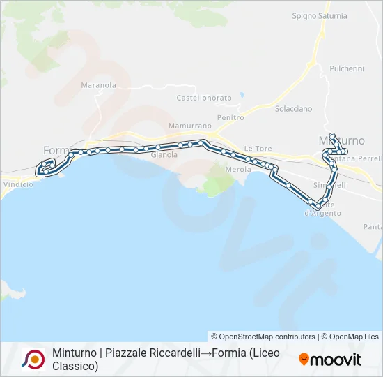 COTRAL Bus Line Map