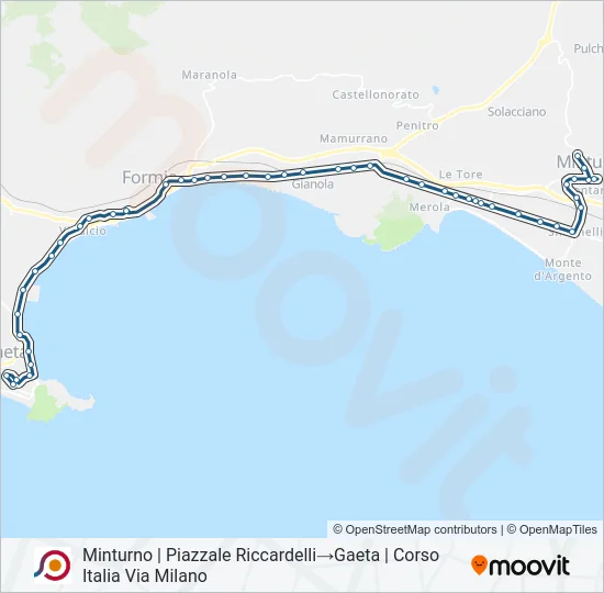 COTRAL Bus Line Map