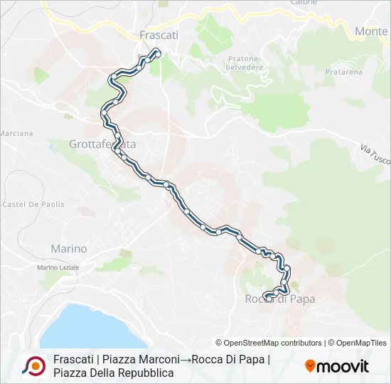COTRAL Bus Line Map