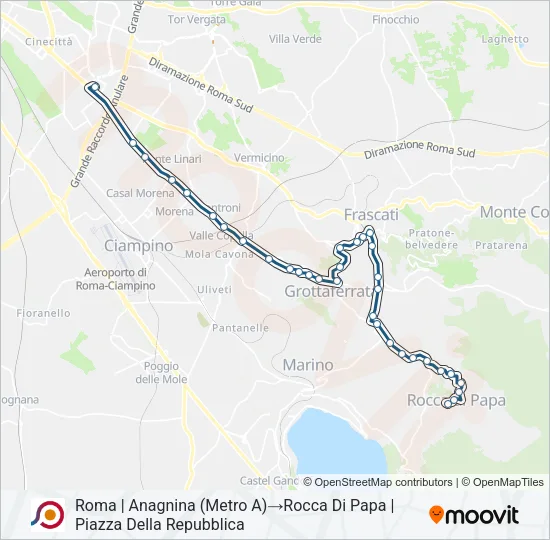 COTRAL Bus Line Map