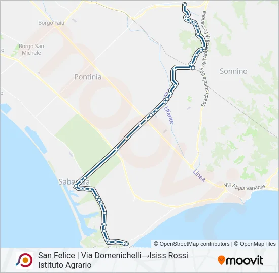 COTRAL Bus Line Map