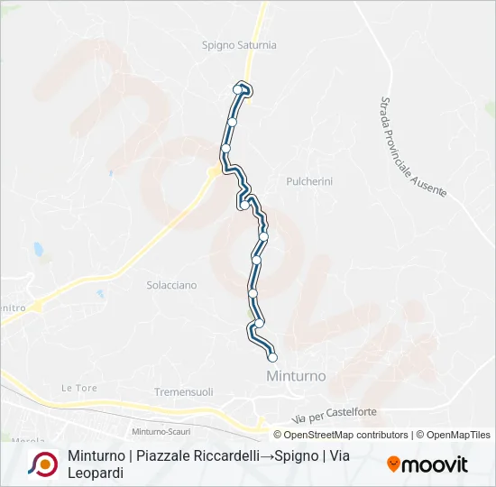 COTRAL Bus Line Map
