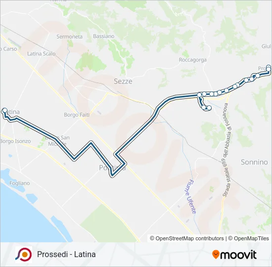 COTRAL Bus Line Map