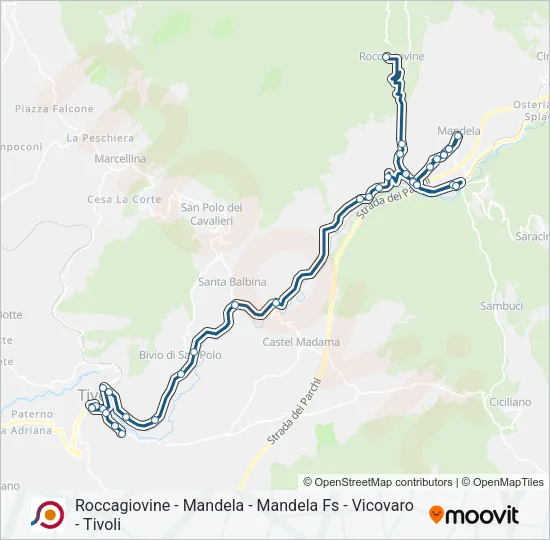 COTRAL Bus Line Map