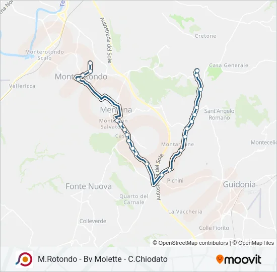 COTRAL Bus Line Map