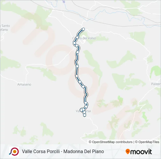COTRAL Bus Line Map