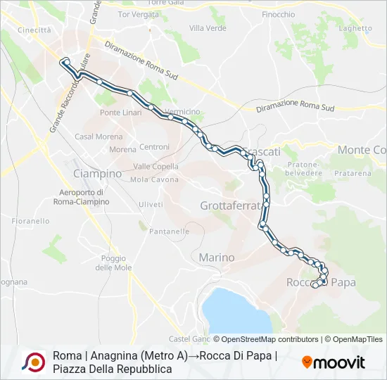 COTRAL Bus Line Map