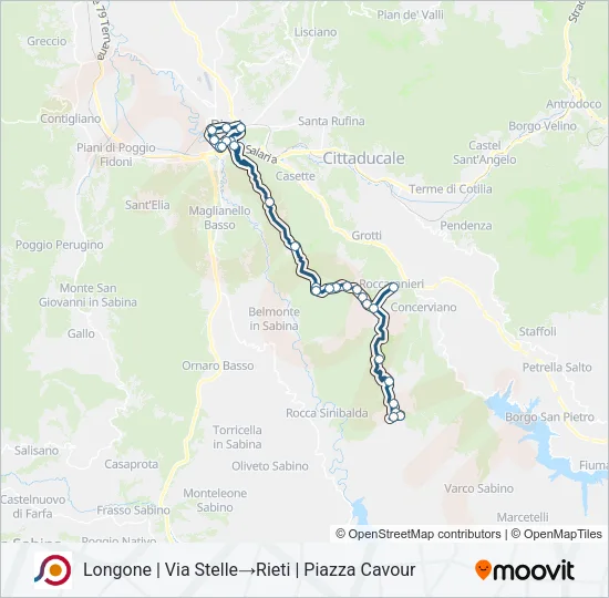 COTRAL Bus Line Map