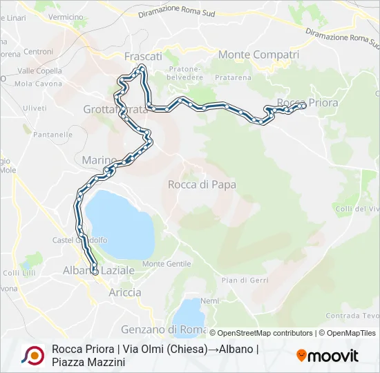 COTRAL Bus Line Map