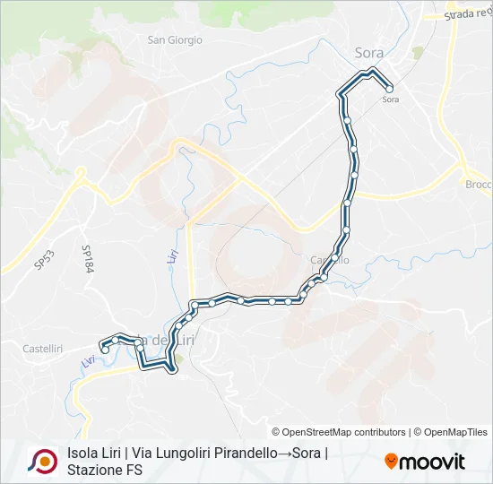 COTRAL Bus Line Map