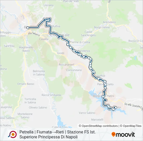 COTRAL Bus Line Map