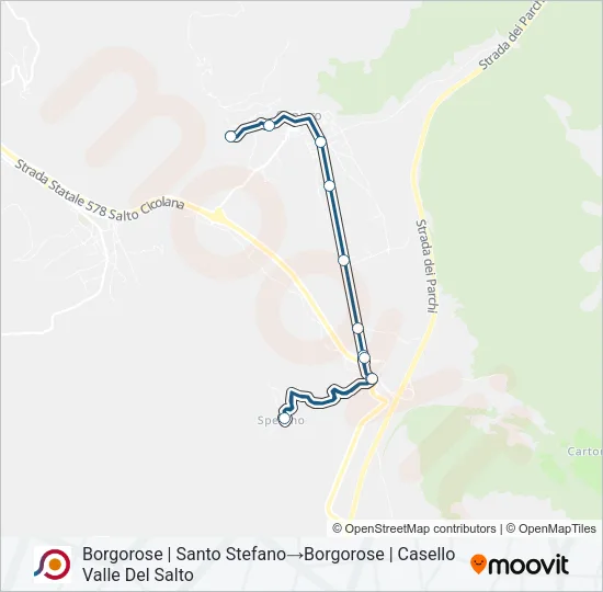 COTRAL Bus Line Map