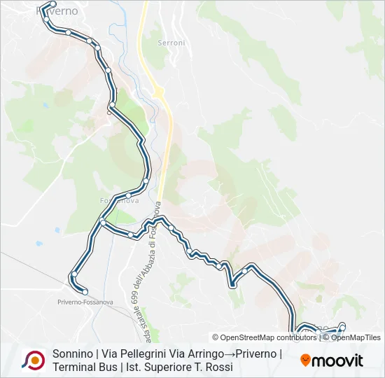 COTRAL Bus Line Map