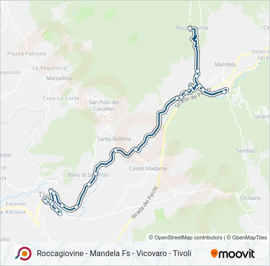 COTRAL Bus Line Map