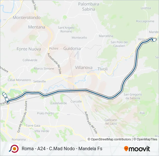 COTRAL Bus Line Map