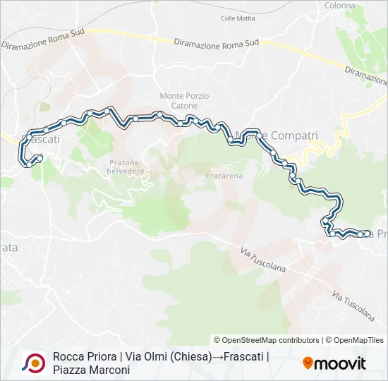COTRAL Bus Line Map