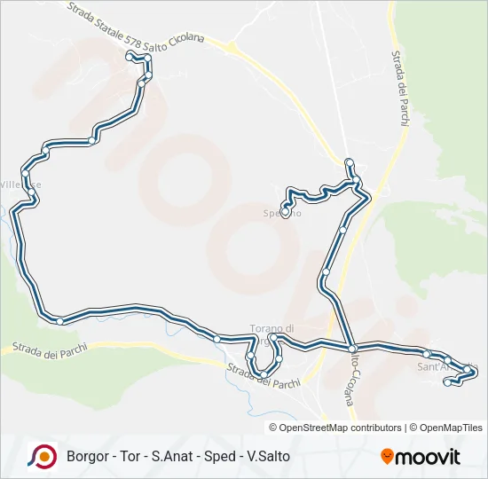 COTRAL Bus Line Map