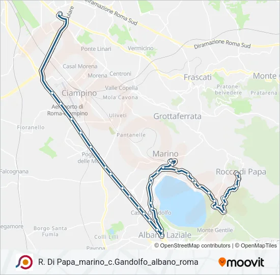 COTRAL Bus Line Map