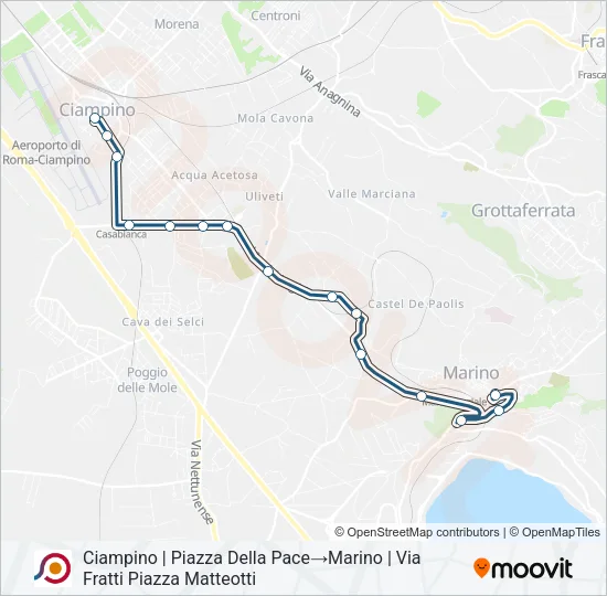 COTRAL Bus Line Map