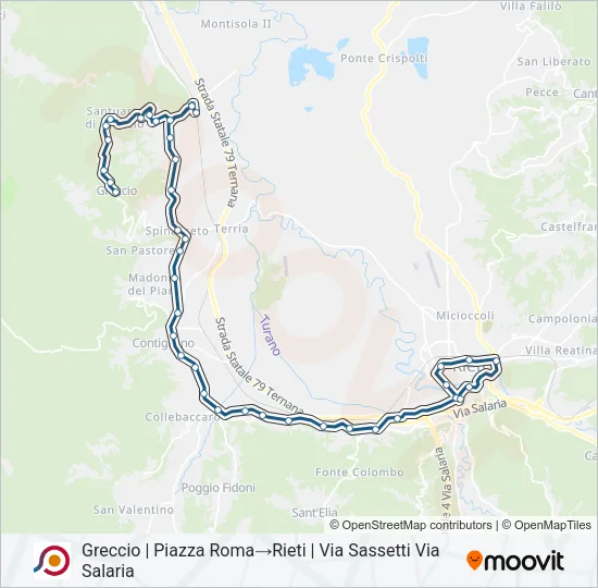 COTRAL Bus Line Map