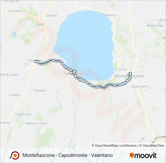 COTRAL Bus Line Map