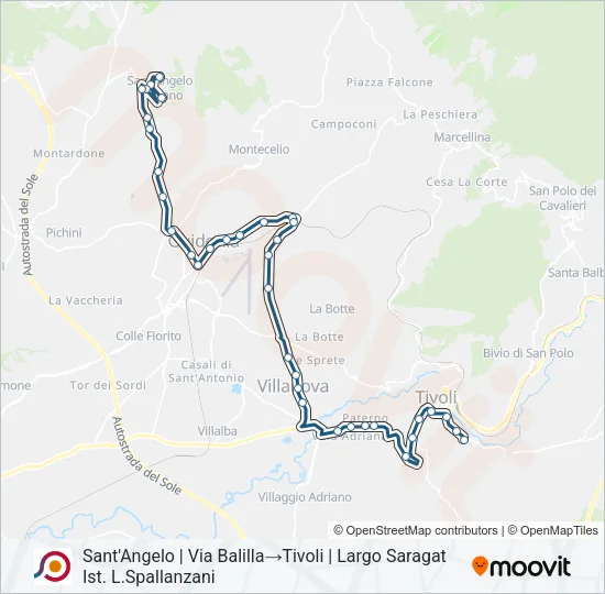 COTRAL Bus Line Map