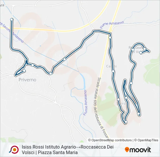 COTRAL Bus Line Map
